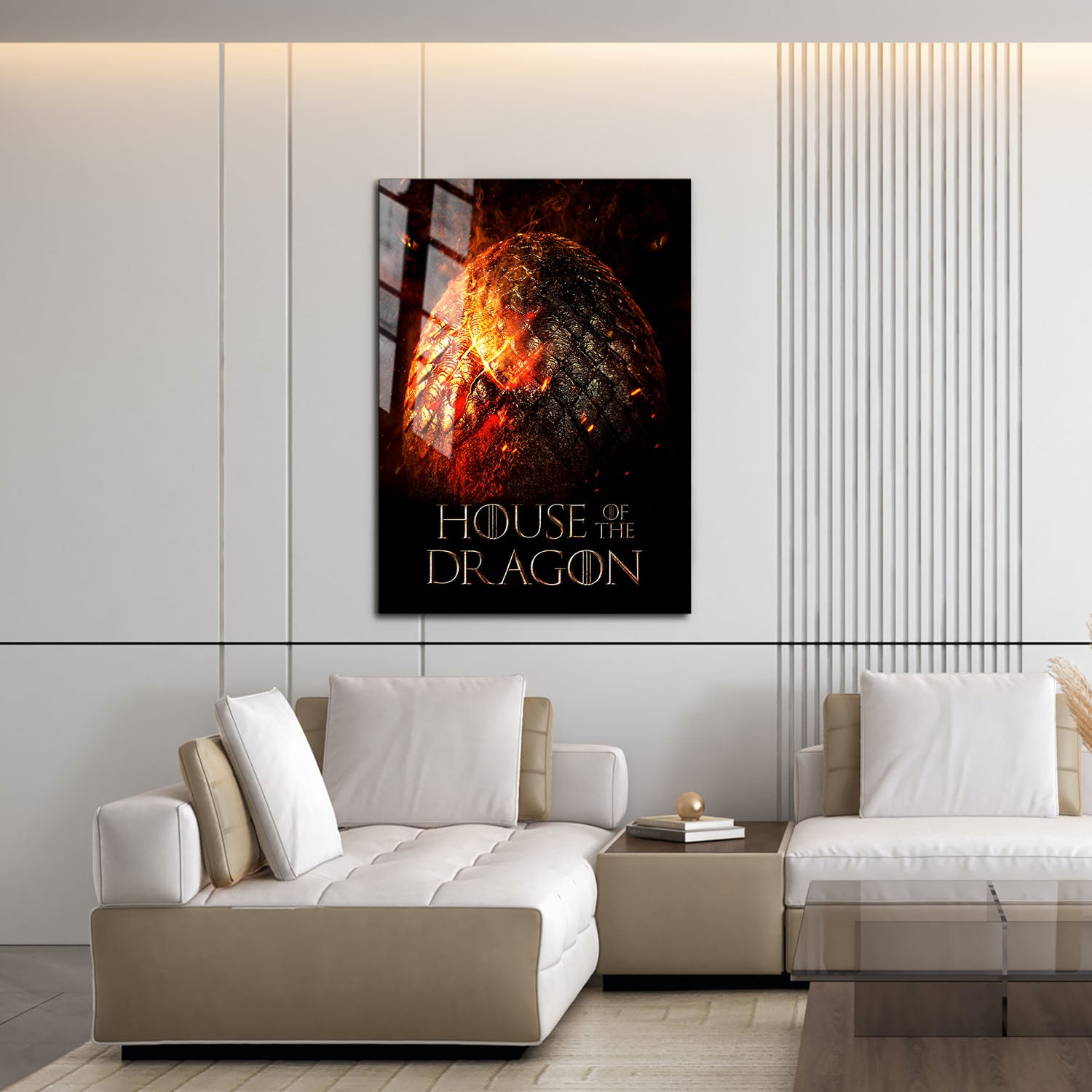 Flex Designs Metal Poster House of the Dragon Cover 16 x 24" Home Goods - TV Show 2022 TV Show Metal Poster