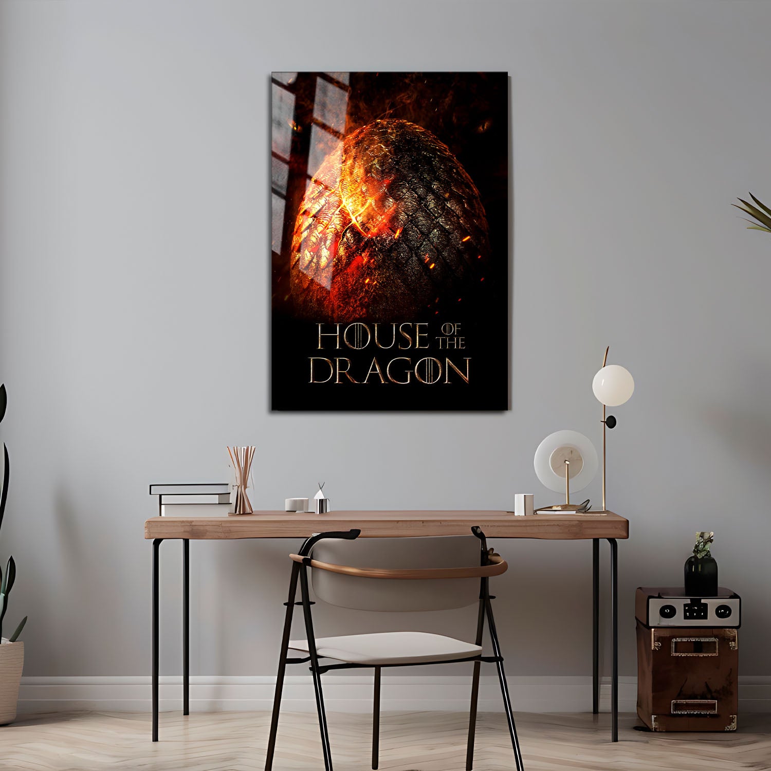 Flex Designs Metal Poster House of the Dragon Cover 5 x 7" Home Goods - TV Show 2022 TV Show Metal Poster