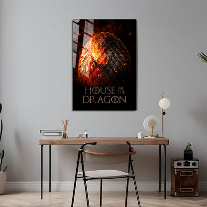 Flex Designs Metal Poster House of the Dragon Cover 5 x 7" Home Goods - TV Show 2022 TV Show Metal Poster