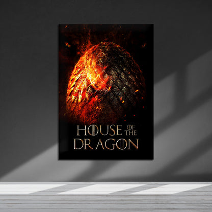 Flex Designs Metal Poster House of the Dragon Cover 5 x 7" Home Goods - TV Show 2022 TV Show Metal Poster