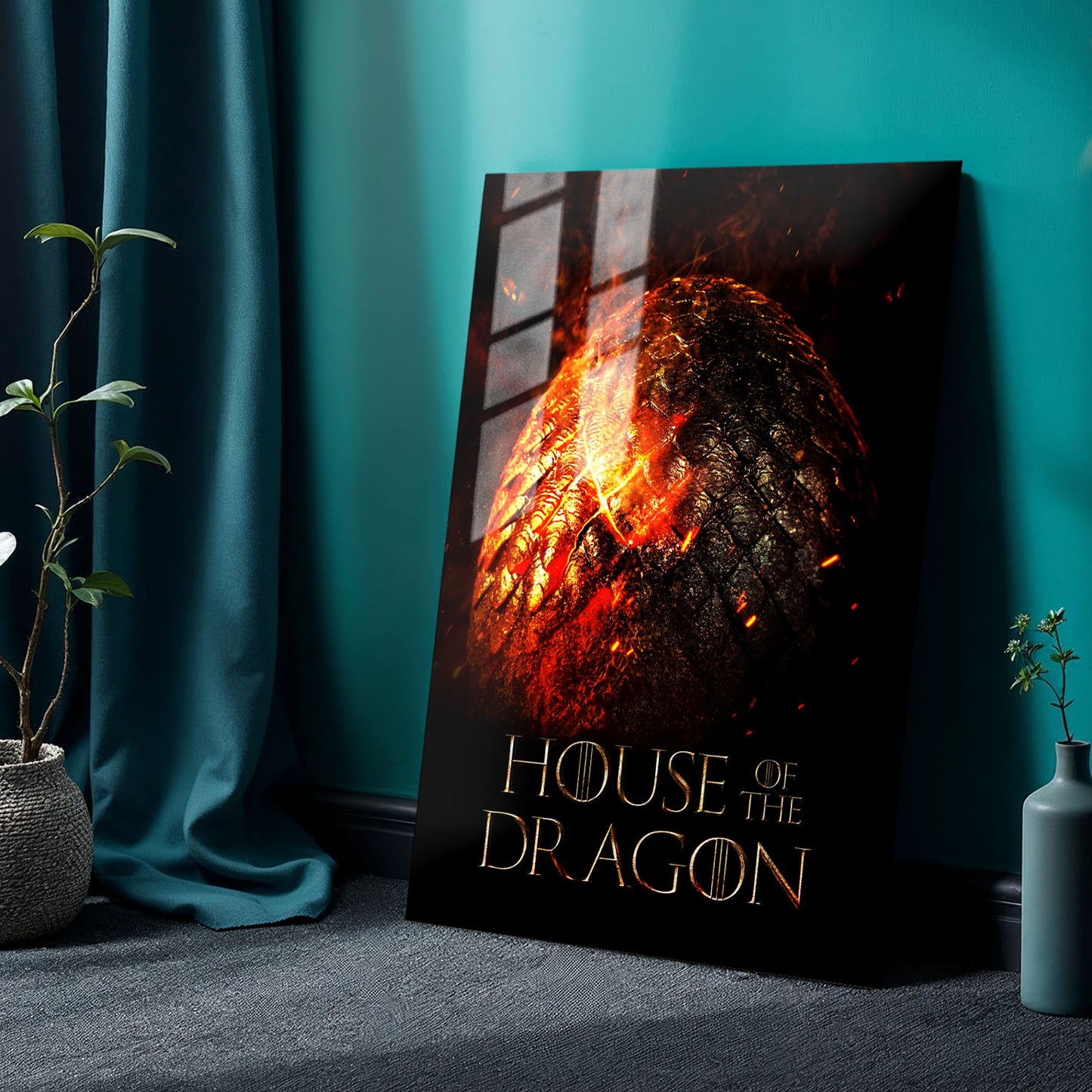 Flex Designs Metal Poster House of the Dragon Cover 24 x 36" Home Goods - TV Show 2022 TV Show Metal Poster
