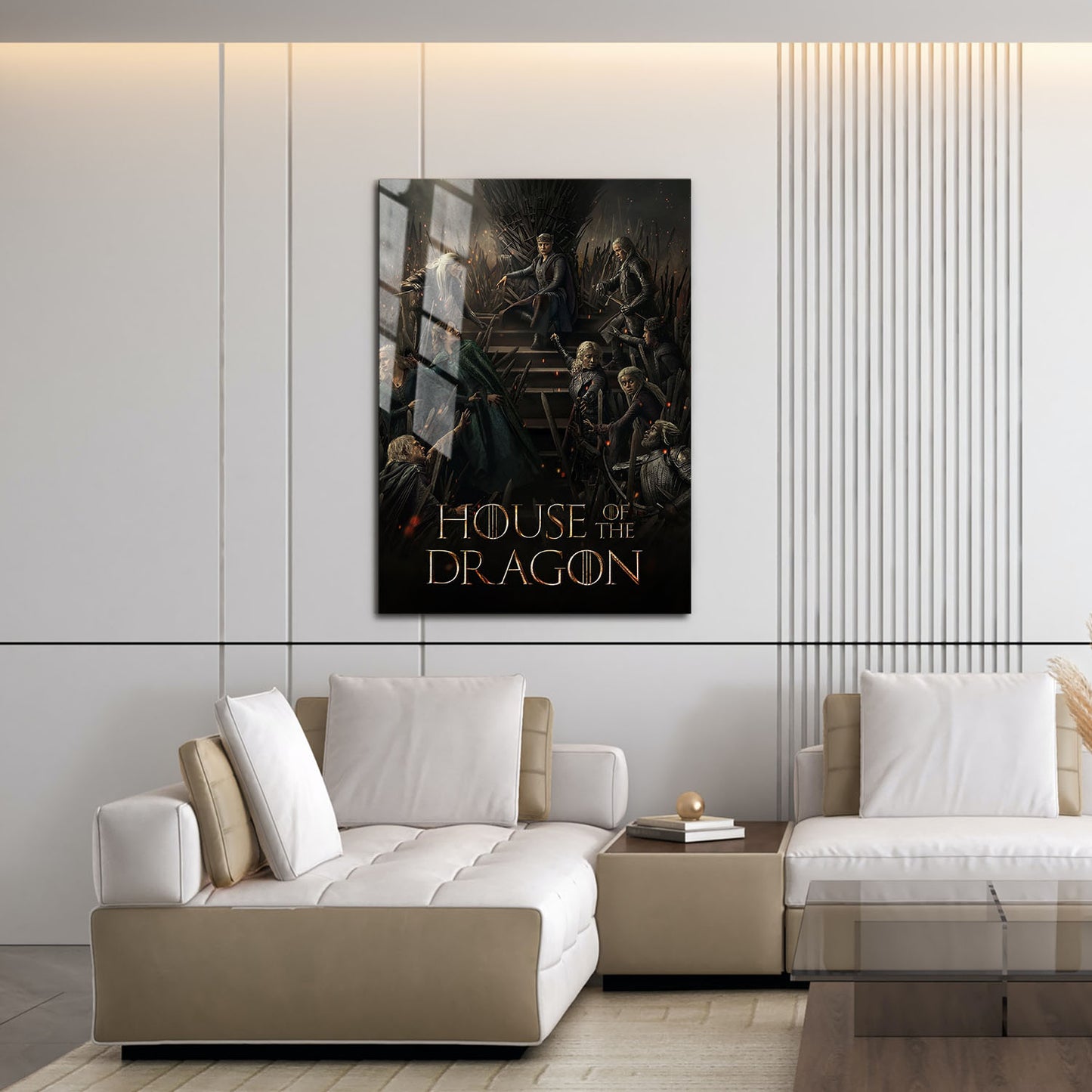 Flex Designs Metal Poster House of the Dragon Theatrical 16 x 24" Home Goods - TV Show 2022 TV Show Metal Poster