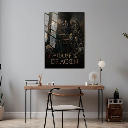 Flex Designs Metal Poster House of the Dragon Theatrical 5 x 7" Home Goods - TV Show 2022 TV Show Metal Poster