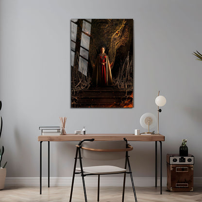 Flex Designs Metal Poster House of the Dragon Textless 5 x 7" Home Goods - TV Show 2022 TV Show Metal Poster