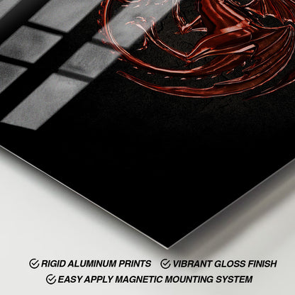 Flex Designs Metal Poster House of the Dragon Targaryen Sigil 11 x 17" Home Goods - TV Show 2022 TV Show Metal Poster