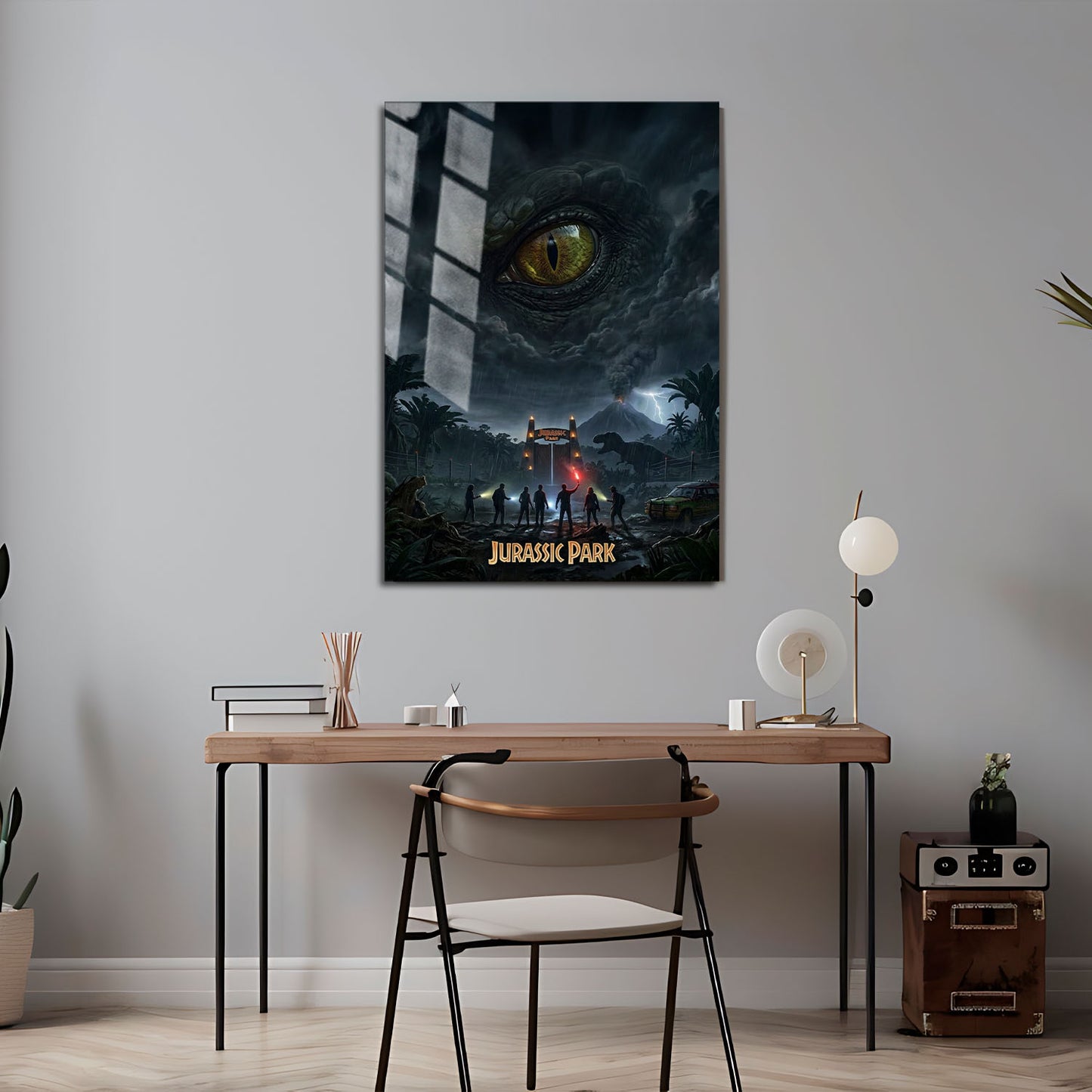 Flex Designs Metal Poster Jurassic Park Journey 5 x 7" Home Goods - Movie 1993 Movie Metal Poster