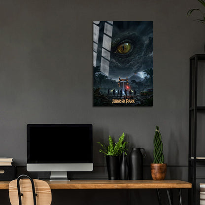 Flex Designs Metal Poster Jurassic Park Journey 24 x 36" Home Goods - Movie 1993 Movie Metal Poster