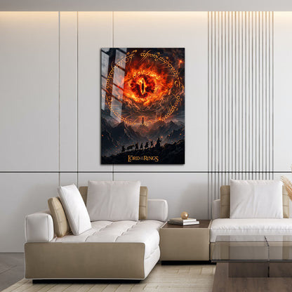 Flex Designs Metal Poster Lord of the Rings Journey 16 x 24" Home Goods - Movie 2001 Movie Metal Poster