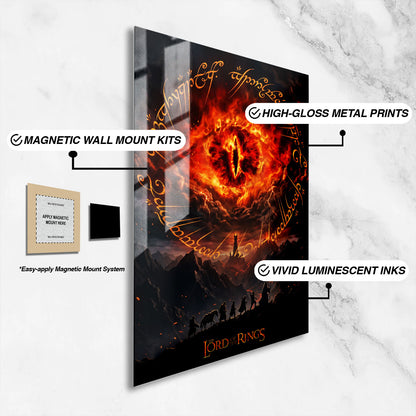 Flex Designs Metal Poster Lord of the Rings Journey 16 x 24" Home Goods - Movie 2001 Movie Metal Poster
