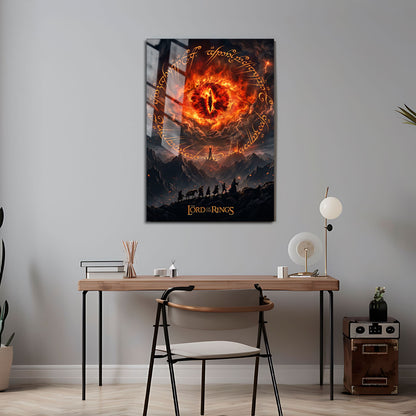Flex Designs Metal Poster Lord of the Rings Journey 5 x 7" Home Goods - Movie 2001 Movie Metal Poster