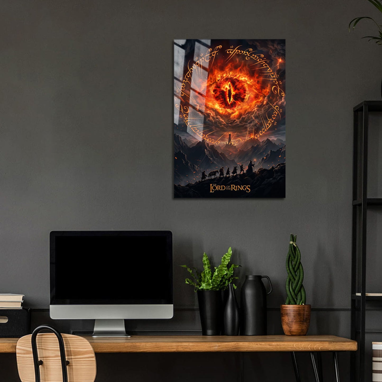 Flex Designs Metal Poster Lord of the Rings Journey 24 x 36" Home Goods - Movie 2001 Movie Metal Poster