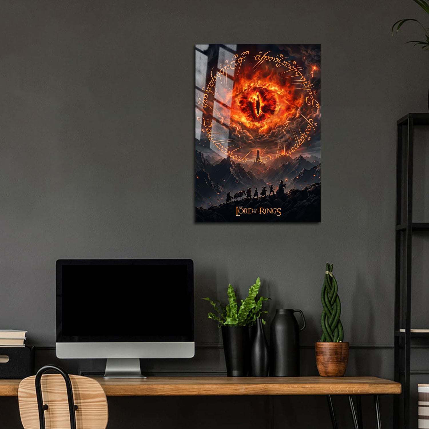 Flex Designs Metal Poster Lord of the Rings Journey 24 x 36" Home Goods - Movie 2001 Movie Metal Poster