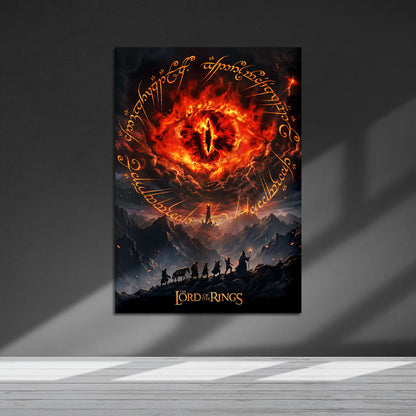 Flex Designs Metal Poster Lord of the Rings Journey 5 x 7" Home Goods - Movie 2001 Movie Metal Poster