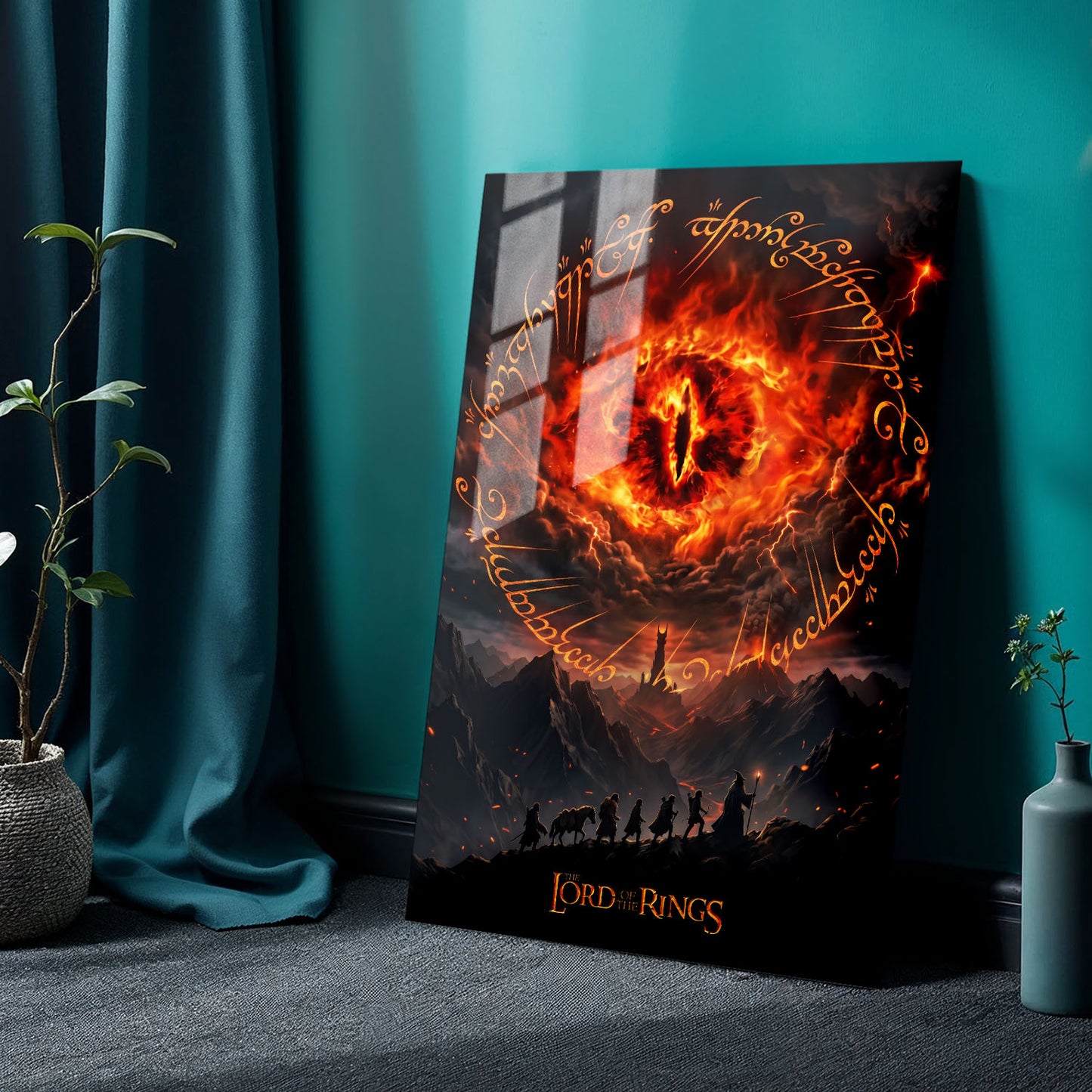 Flex Designs Metal Poster Lord of the Rings Journey 24 x 36" Home Goods - Movie 2001 Movie Metal Poster