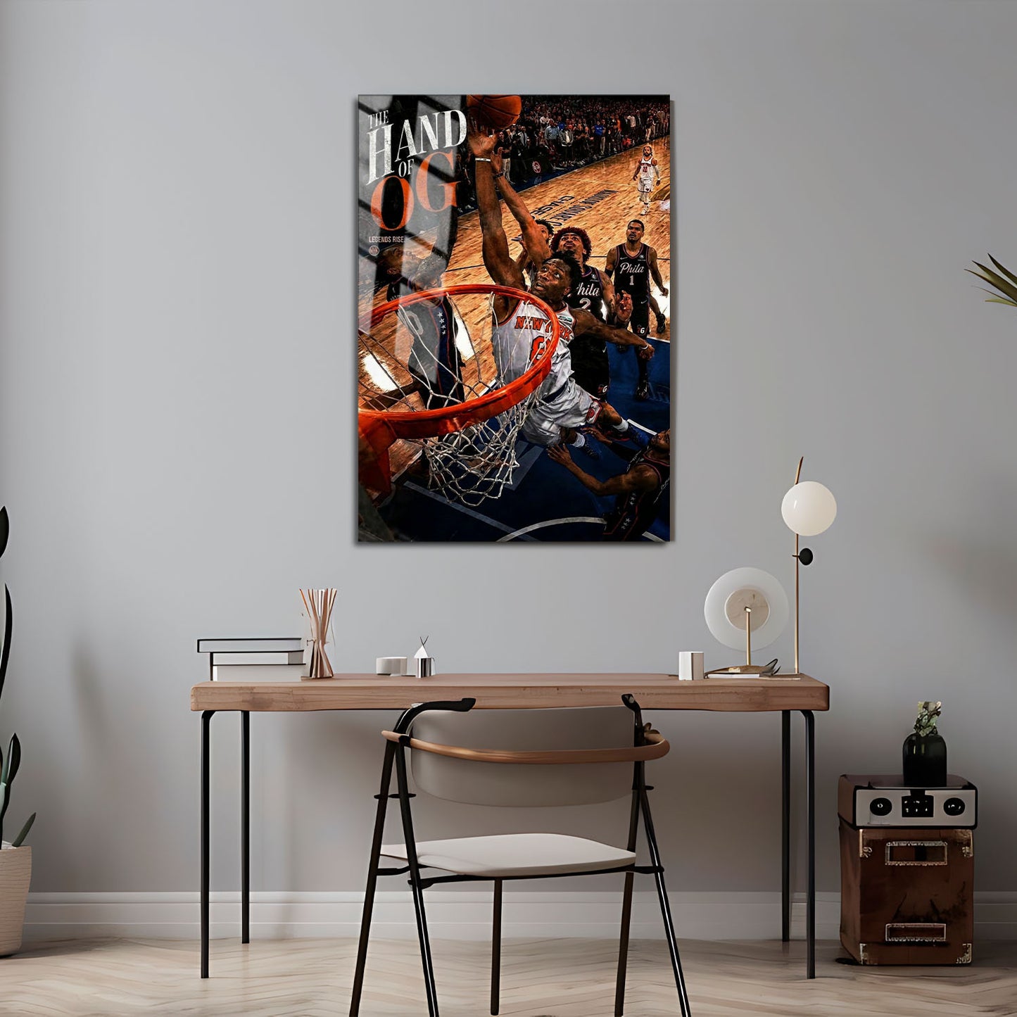 Flex Designs Metal Poster OG Anunoby The Winning Touch 5 x 7" Home Goods - Sports  Metal Poster