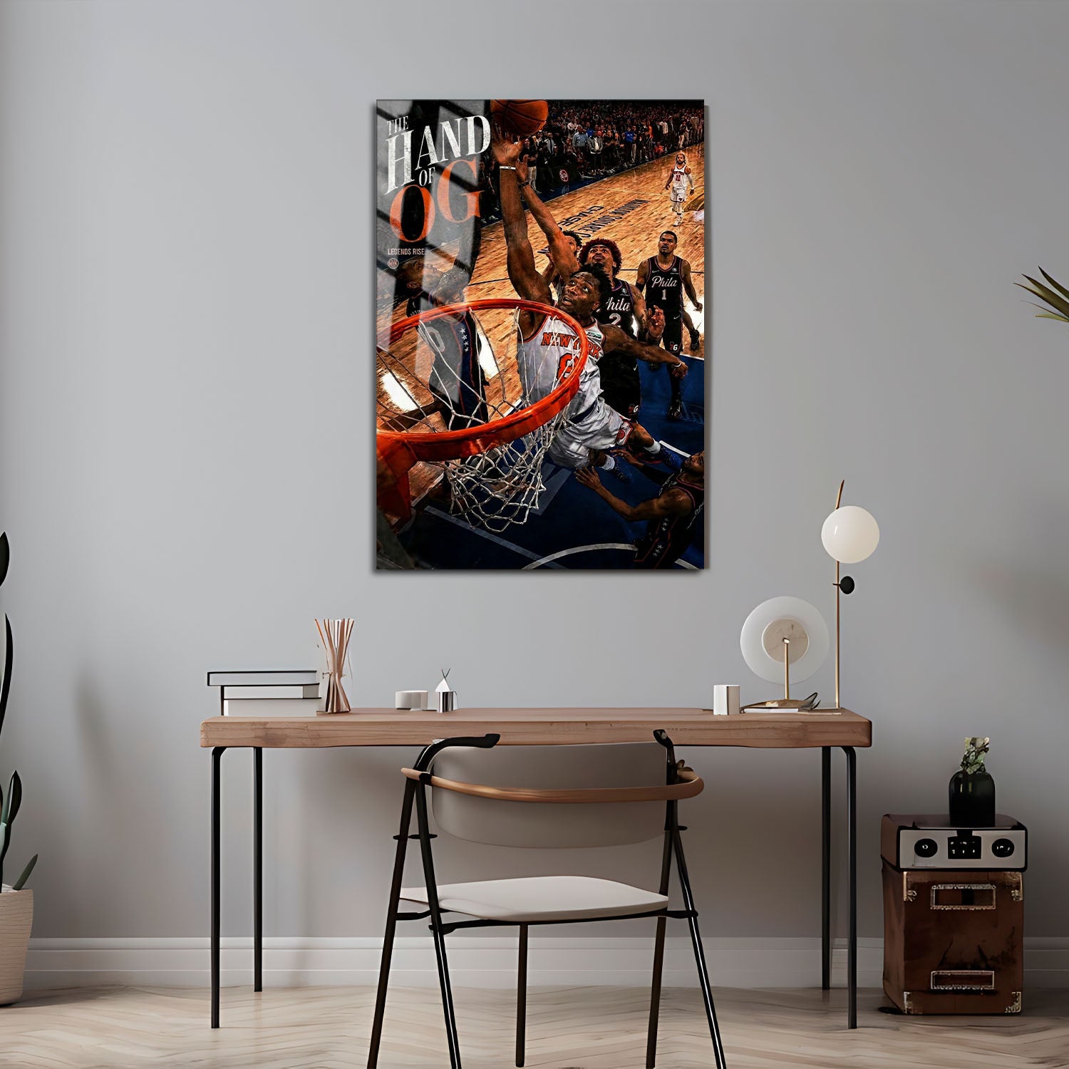 Flex Designs Metal Poster OG Anunoby The Winning Touch 5 x 7" Home Goods - Sports  Metal Poster