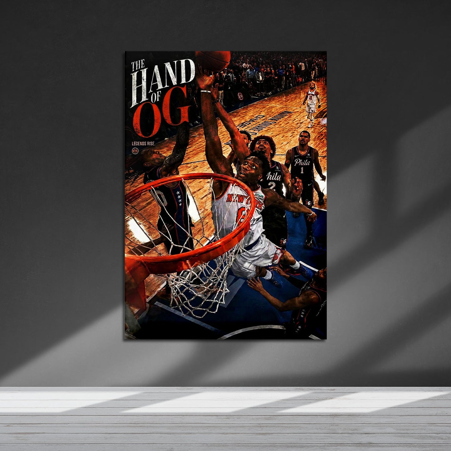 Flex Designs Metal Poster OG Anunoby The Winning Touch 5 x 7" Home Goods - Sports  Metal Poster