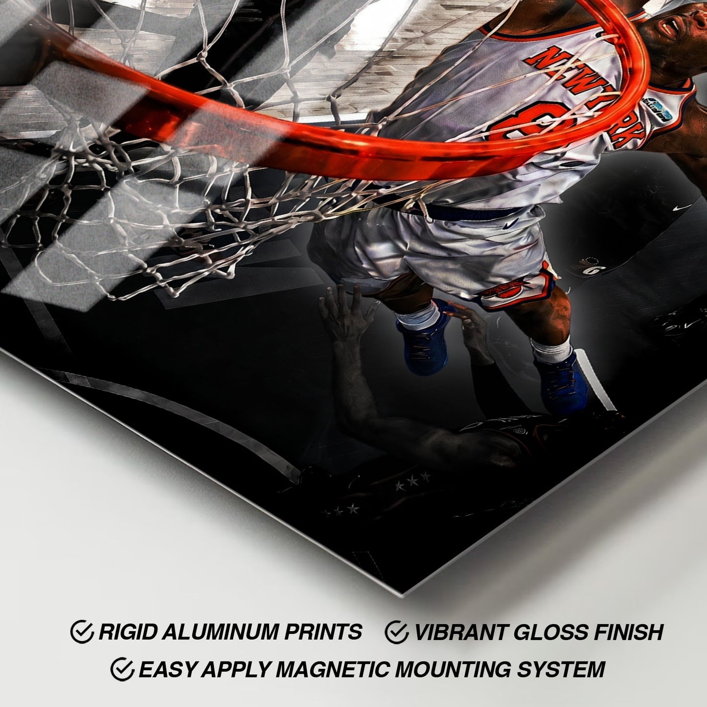 Flex Designs Metal Poster The Hand of OG Anunoby Spotlight 11 x 17" Home Goods - Sports  Metal Poster