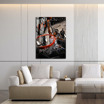 Flex Designs Metal Poster The Hand of OG Anunoby Spotlight 16 x 24" Home Goods - Sports  Metal Poster