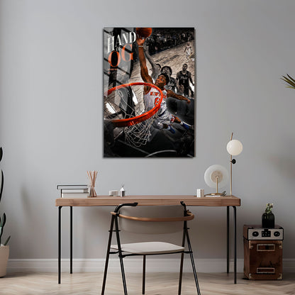 Flex Designs Metal Poster The Hand of OG Anunoby Spotlight 5 x 7" Home Goods - Sports  Metal Poster