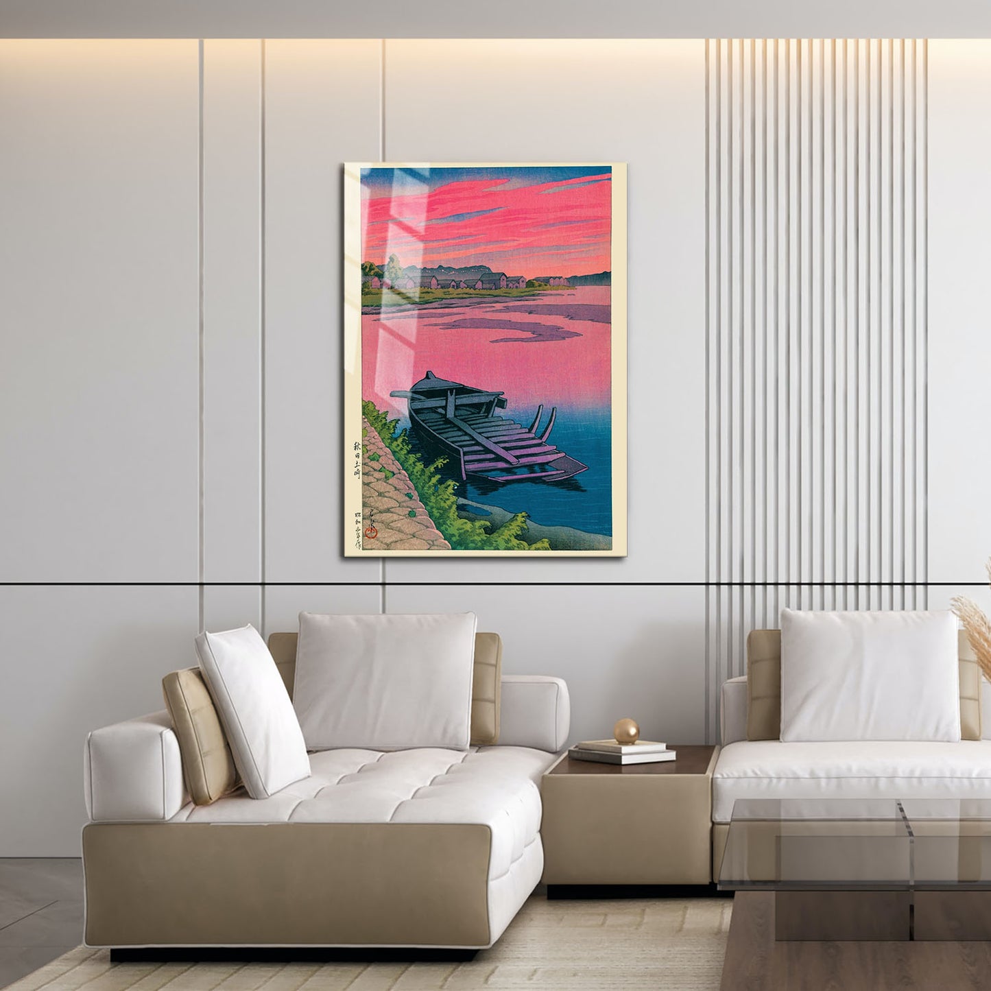 Flex Designs Metal Poster Akita Tsuchizaki by Kawase Hasui 16 x 24" Home Goods - Artist Artwork  Metal Poster