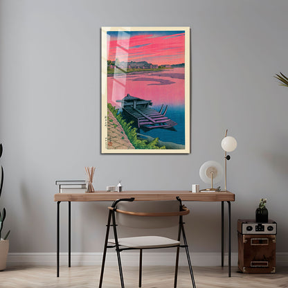 Flex Designs Metal Poster Akita Tsuchizaki by Kawase Hasui 5 x 7" Home Goods - Artist Artwork  Metal Poster