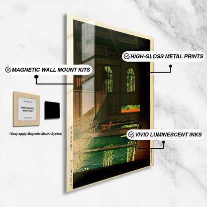 Flex Designs Metal Poster Joshu Hoshi Onsen by Kawase Hasui 16 x 24" Home Goods - Artist Artwork  Metal Poster