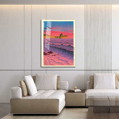 Flex Designs Metal Poster Morning Sea At Shiribeshi by Kawase Hasui 16 x 24" Home Goods - Artist Artwork  Metal Poster
