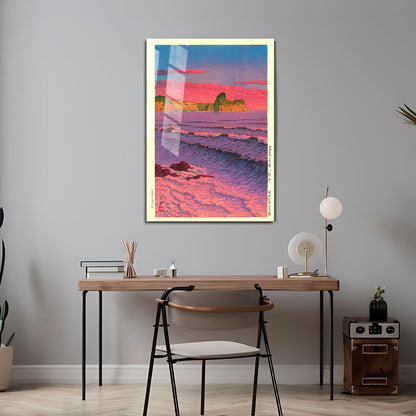 Flex Designs Metal Poster Morning Sea At Shiribeshi by Kawase Hasui 5 x 7" Home Goods - Artist Artwork  Metal Poster