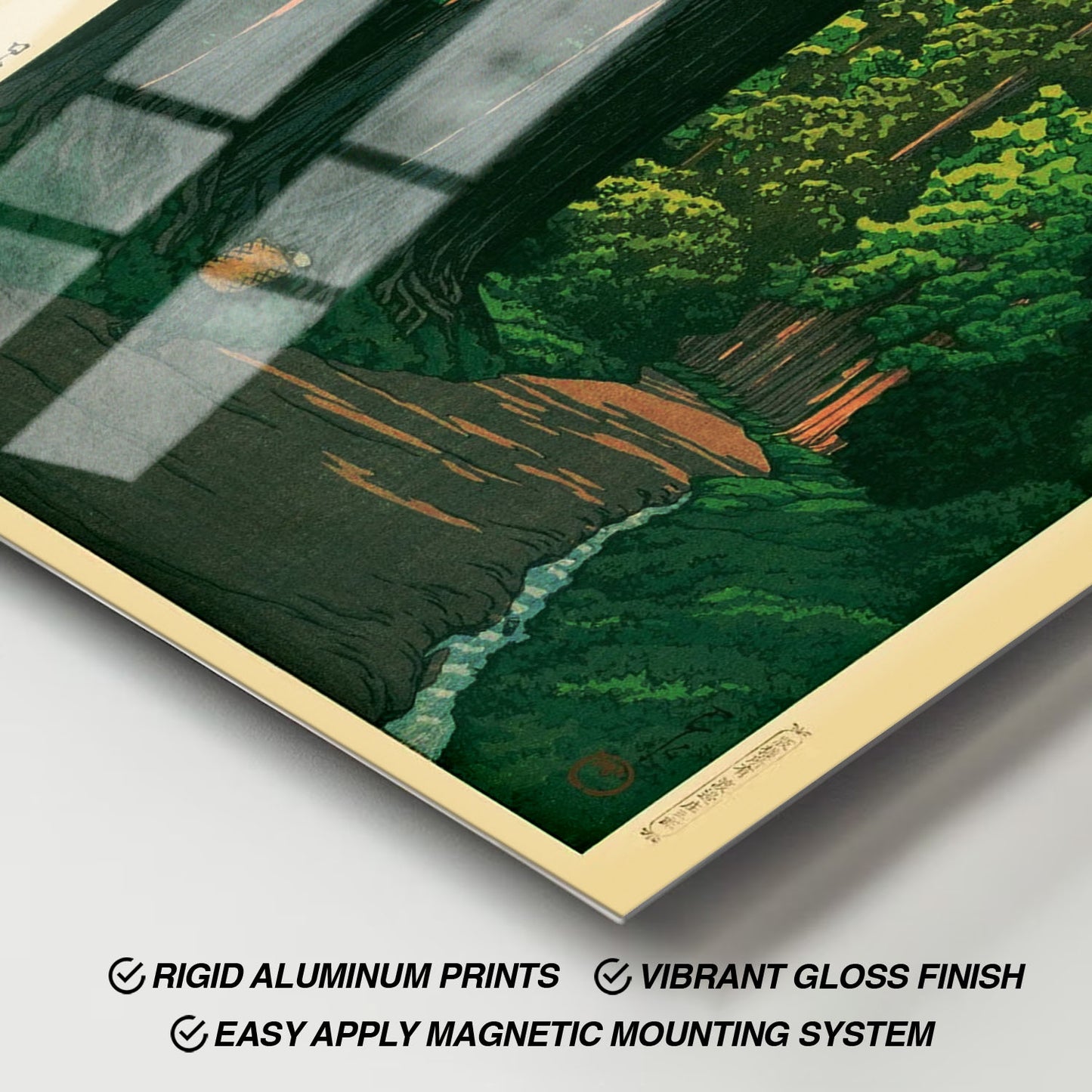 Flex Designs Metal Poster Road To Nikko by Kawase Hasui 11 x 17" Home Goods - Artist Artwork  Metal Poster