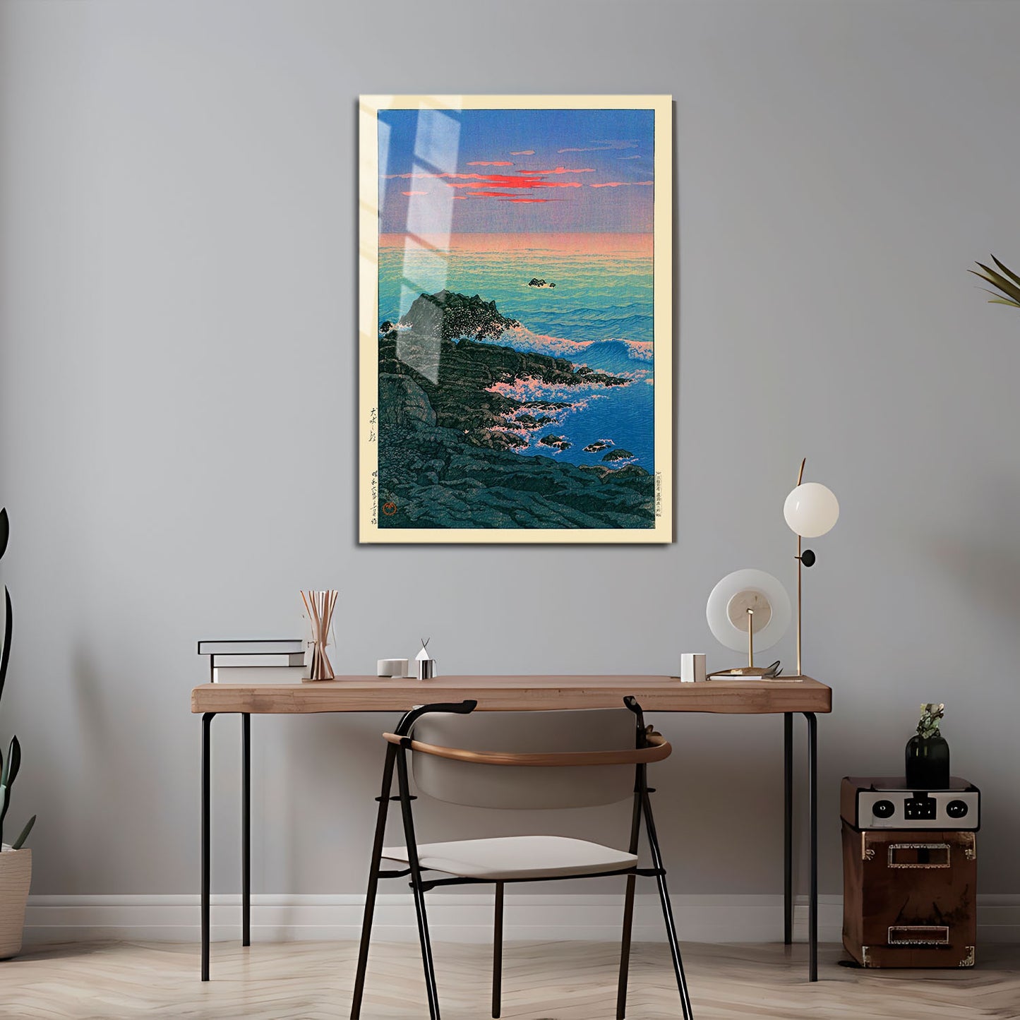 Flex Designs Metal Poster Morning of Cape Inubo by Kawase Hasui 5 x 7" Home Goods - Artist Artwork  Metal Poster