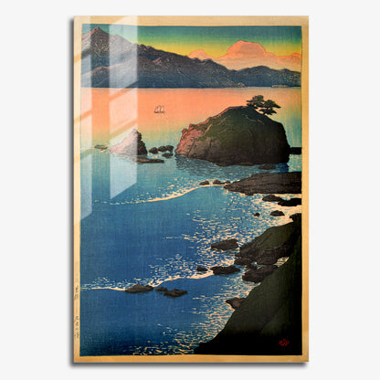 Flex Designs Metal Poster Kude Beach in Wakasa by Kawase Hasui 11 x 17" Home Goods - Artist Artwork  Metal Poster