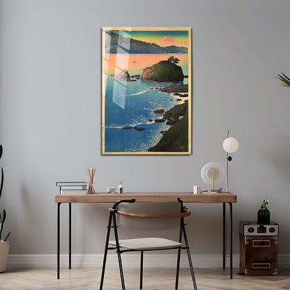 Flex Designs Metal Poster Kude Beach in Wakasa by Kawase Hasui 5 x 7" Home Goods - Artist Artwork  Metal Poster