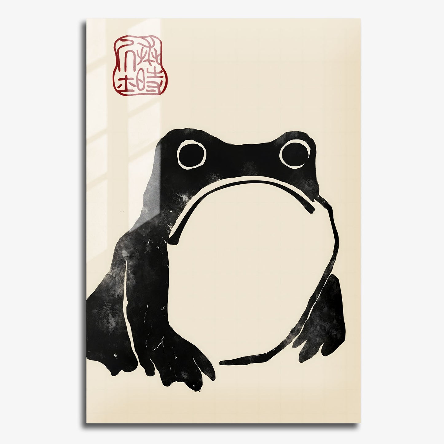 Flex Designs Metal Poster Matsumoto Hoji's Frog 11 x 17" Home Goods - Artist Artwork  Metal Poster