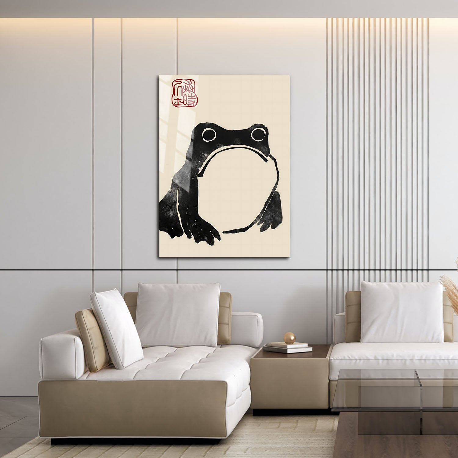Flex Designs Metal Poster Matsumoto Hoji's Frog 16 x 24" Home Goods - Artist Artwork  Metal Poster