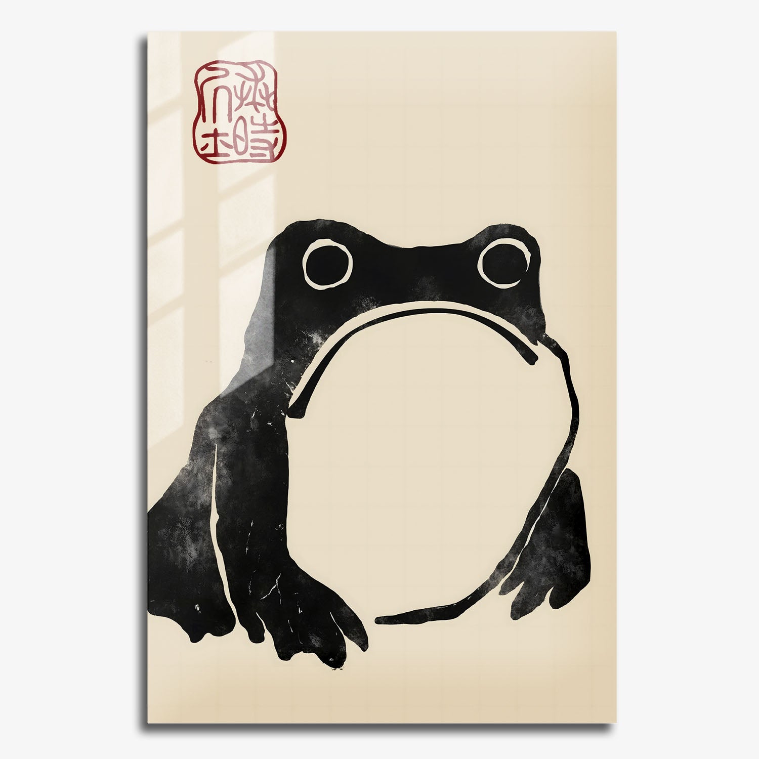 Flex Designs Metal Poster Matsumoto Hoji's Frog 11 x 17" Home Goods - Artist Artwork  Metal Poster