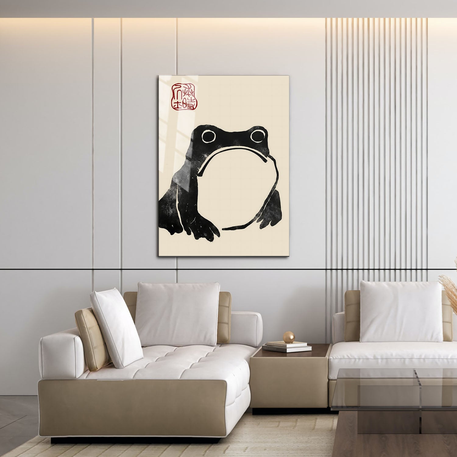 Flex Designs Metal Poster Matsumoto Hoji's Frog 16 x 24" Home Goods - Artist Artwork  Metal Poster