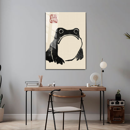 Flex Designs Metal Poster Matsumoto Hoji's Frog 5 x 7" Home Goods - Artist Artwork  Metal Poster