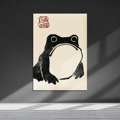 Flex Designs Metal Poster Matsumoto Hoji's Frog 5 x 7" Home Goods - Artist Artwork  Metal Poster