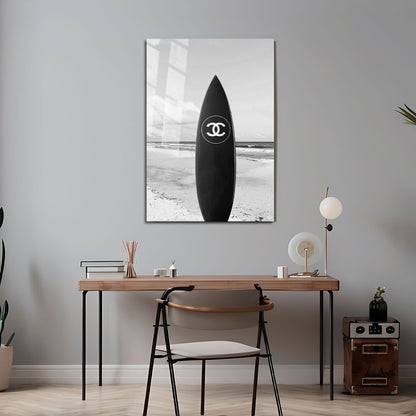 Flex Designs Metal Poster Chanel Surfboard 5 x 7" Home Goods - Designer  Metal Poster