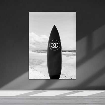 Flex Designs Metal Poster Chanel Surfboard 5 x 7" Home Goods - Designer  Metal Poster