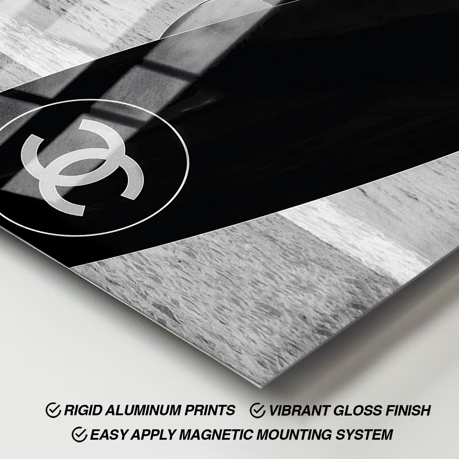 Flex Designs Metal Poster Chanel Surfer 11 x 17" Home Goods - Designer  Metal Poster