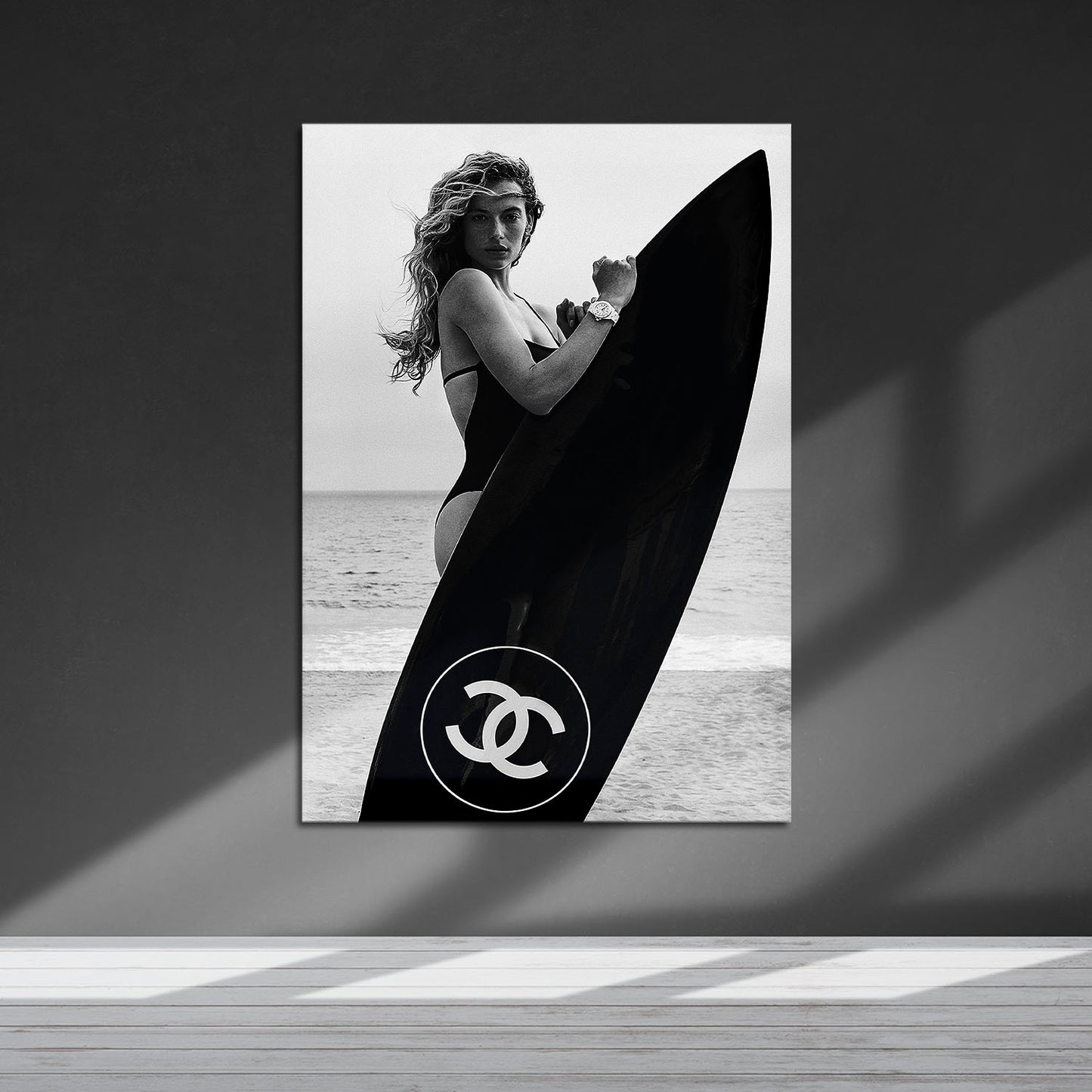 Flex Designs Metal Poster Chanel Surfer 5 x 7" Home Goods - Designer  Metal Poster