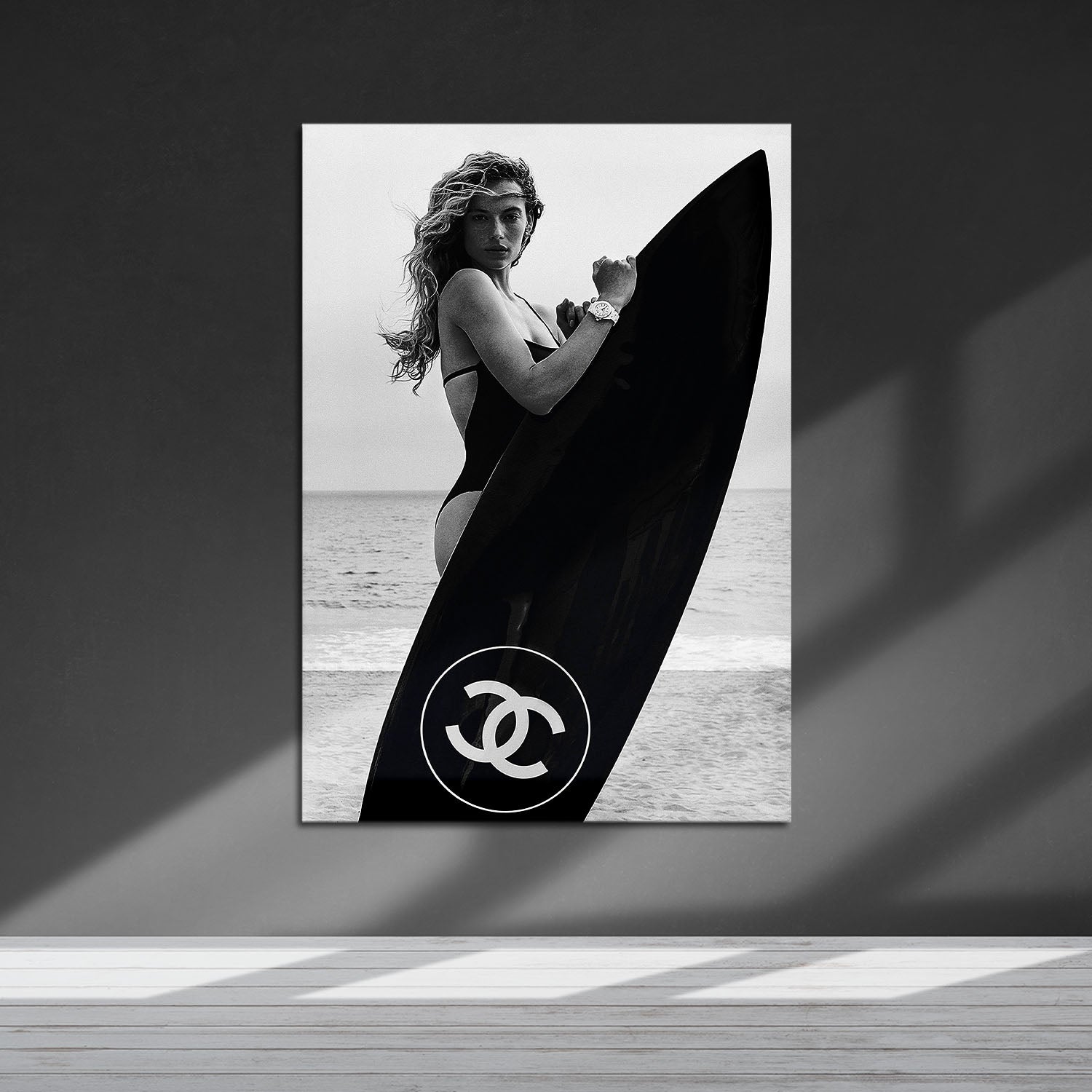 Flex Designs Metal Poster Chanel Surfer 5 x 7" Home Goods - Designer  Metal Poster