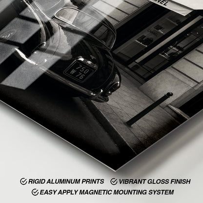 Flex Designs Metal Poster Le Noir Chanel Paris 11 x 17" Home Goods - Designer  Metal Poster