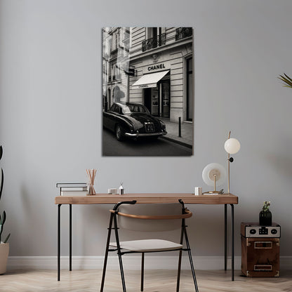 Flex Designs Metal Poster Le Noir Chanel Paris 5 x 7" Home Goods - Designer  Metal Poster
