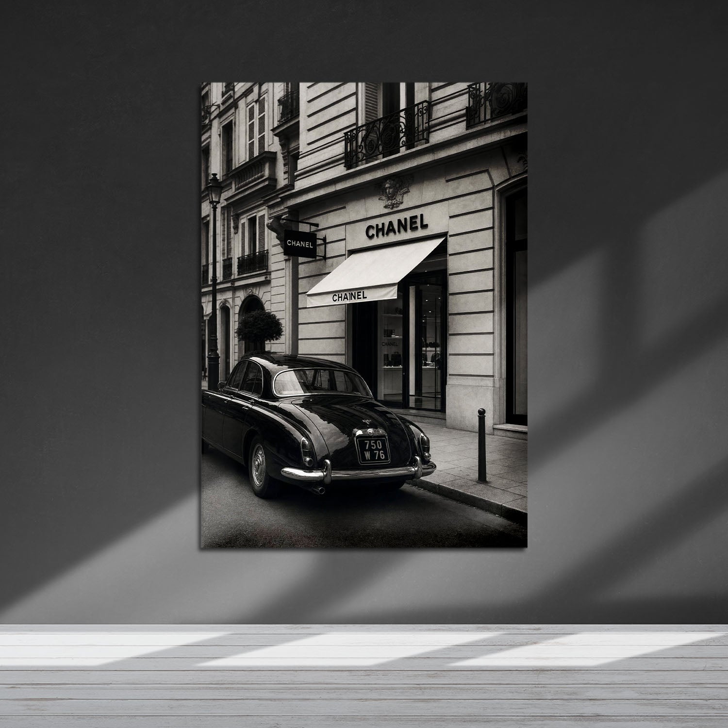Flex Designs Metal Poster Le Noir Chanel Paris 5 x 7" Home Goods - Designer  Metal Poster