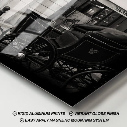 Flex Designs Metal Poster Le Noir Hermes Paris 11 x 17" Home Goods - Designer  Metal Poster
