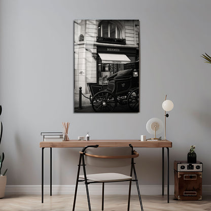 Flex Designs Metal Poster Le Noir Hermes Paris 5 x 7" Home Goods - Designer  Metal Poster