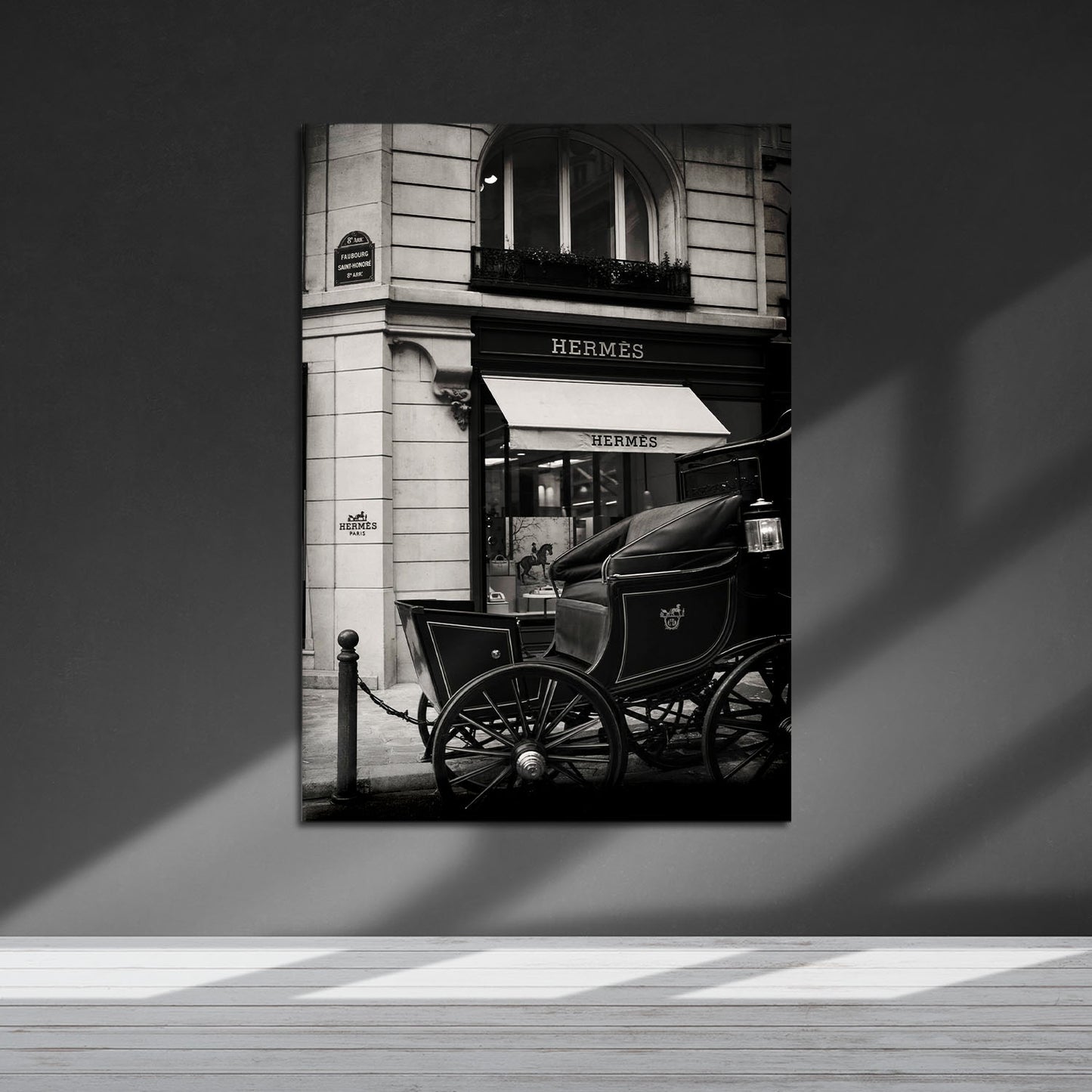 Flex Designs Metal Poster Le Noir Hermes Paris 5 x 7" Home Goods - Designer  Metal Poster